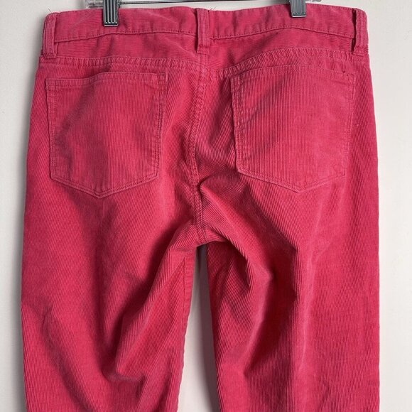 J.Crew Women’s Sz 28 Coral Pink Toothpick Ankle Cords Corduroy‎ Pants - Picture 5 of 10